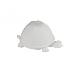 Support et Enrouleur de Câble pour Téléphone Tortue Blanc