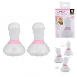 Masseur Electrique Blanc et Rose