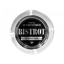 Cendrier en Métal Bistrot Noir