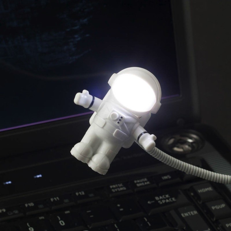 Lampe LED USB d'astronaute avec interrupteur de casque, luminaire décoratif  d'intérieur, idéal comme cadeau pour un enfant, nouvel arrivage