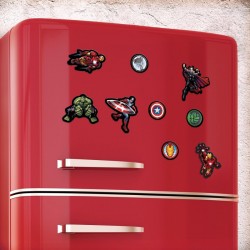 18 Aimants pour Frigo Marvel Avengers