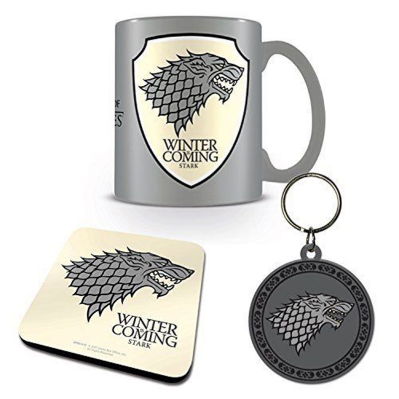 Set Mug, Sous-Verre et Porte-clés Game Of Thrones