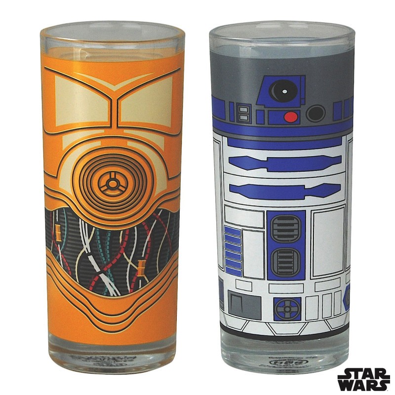 Pack De 2 Verres Star Wars R2 D2 Et C 3po Idee Cadeau Geek