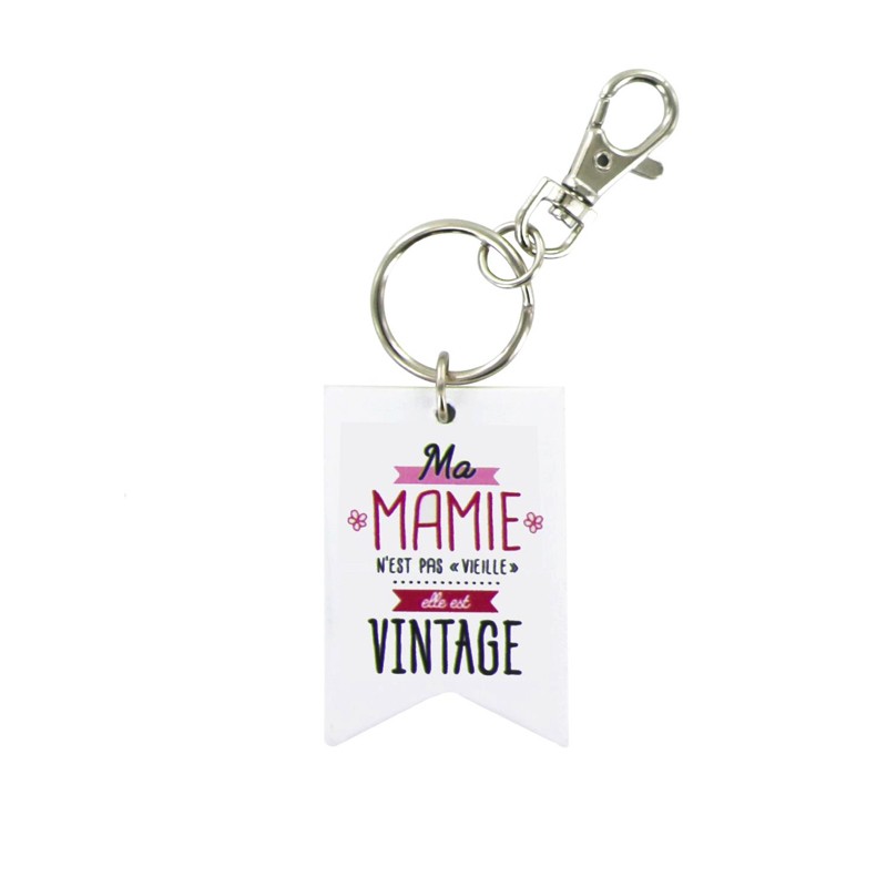 Porte-Clés Famille Fantastique - Mamie Vintage