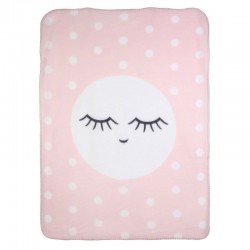 Plaid Polaire pour Enfant Fille Rose