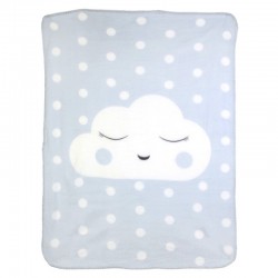 Plaid Polaire pour Enfant Garçon Bleu