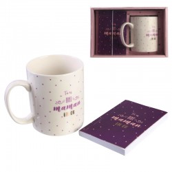 Coffret Mug 30cL et Carnet - Tu Es Une Maman En Or