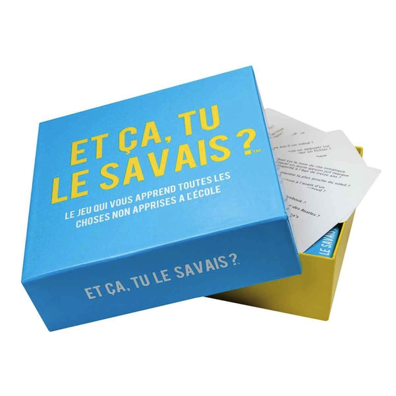 Et ça, tu le savais ? Et ça, tu le savais ?