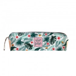 Trousse transparente Tropical