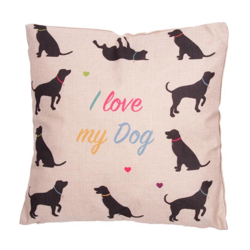 Coussin Chien 43 x 43 cm - I love my Dog