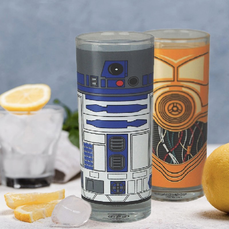 Set de 2 Verres Star Wars - R2D2 et C3PO