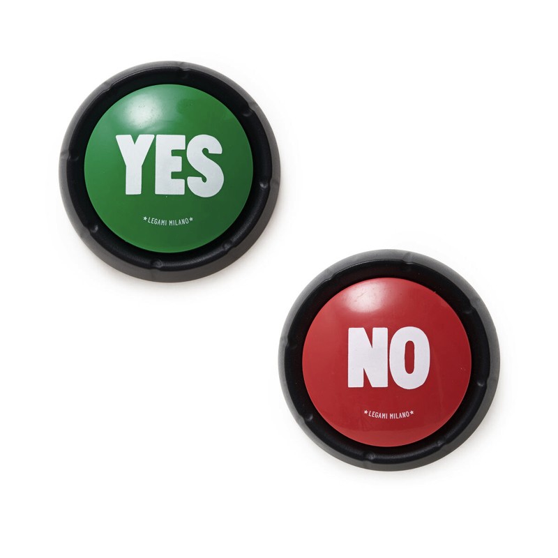 Set de 2 Boutons Sonores - Yes/No
