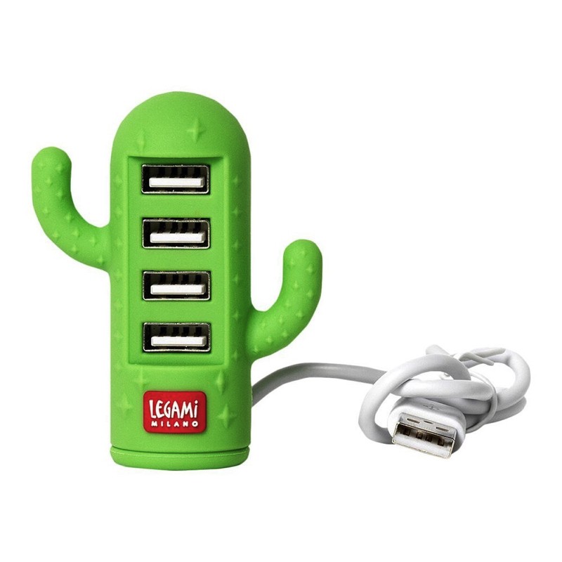 Concentrateur 4 Usb de Bureau Cactus - Hub USB Original