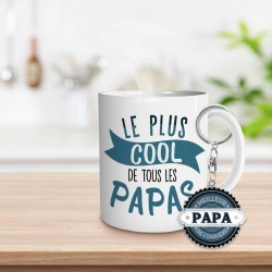Coffret Mug et Porte Clés - Meilleur Papa