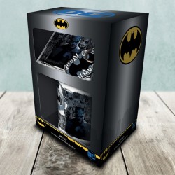 Pack Batman DC Comics - Mug + Sous-Verre + Porte-Clés