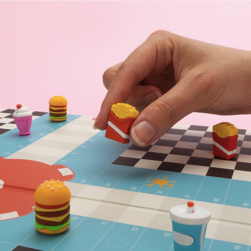 PTIT'GÉNIE Mon Premier Fast-Food – Set De 26 Pièces, Jeu De Rôle Restauration Rapide, Couleurs Vives, Dès 3 Ans