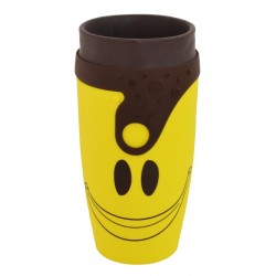 Neolid Mug isotherme TWIZZ Smile, le mug qui donne la banane Jaune - marron  - Mugs imprimés - Neolid - Boutique - Montres-Leurs