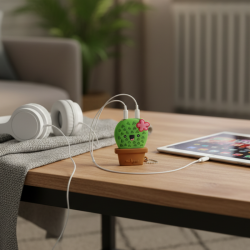 Doubleur d'écouteurs Jack Cactus