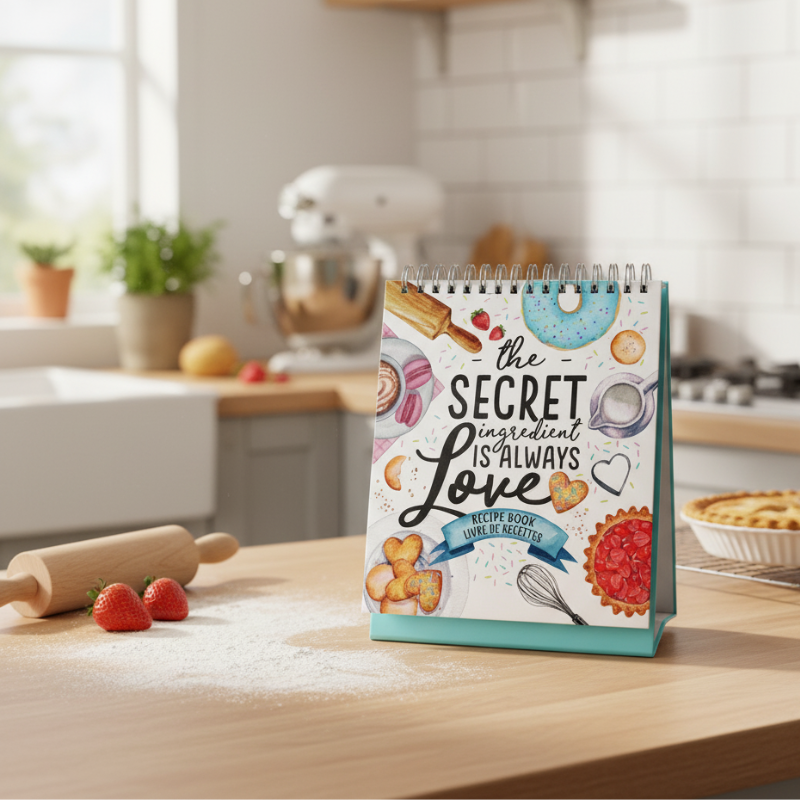 Classeur Porte-Recettes Personnalisable Classeur Porte-Recettes Personnalisable