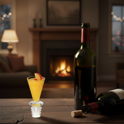 Bouchon de Bouteille Verre à Cocktail