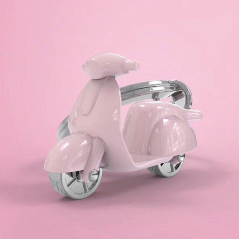 Porte-Clés Scooter Rose
