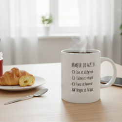 Mug Humeur du Matin - Grogne et Fatigue
