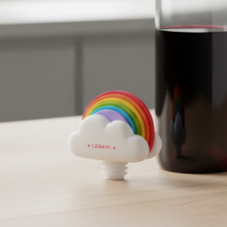 Set 6 Marque-Verres et Bouchon - No Rainbow No Party