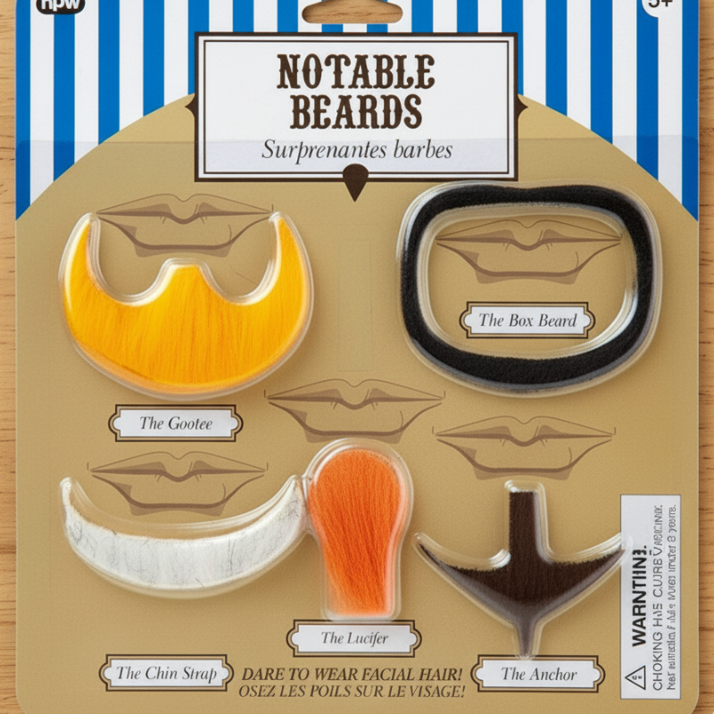 Fausses Barbes Surprenantes x 5