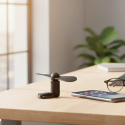 Mini Ventilateur 3 en 1 pour Smartphone