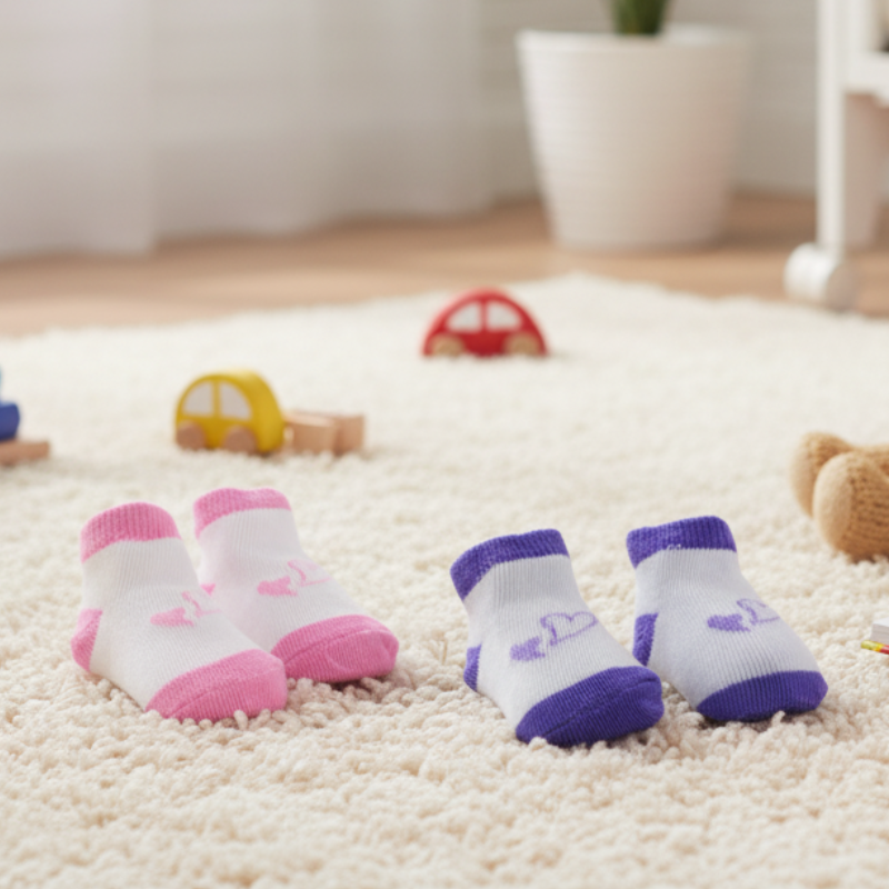 Coffret 3 Paires de Chaussettes 0-6 Mois - Fille
