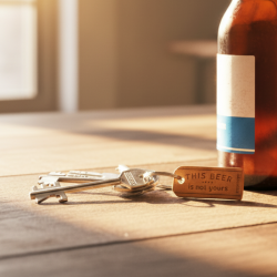 Porte-clés Décapsuleur Clé