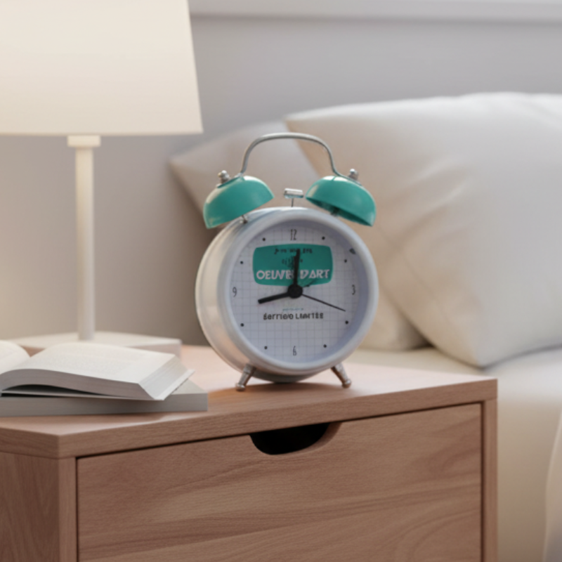 Réveil avec Alarme Je Ne Suis Pas Une Oeuvre D'Art Vert