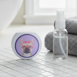 Boite Lentilles de Contact - Chien Habillé Violet