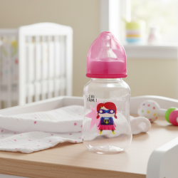 Biberon 150 ml Superbébé - Rose