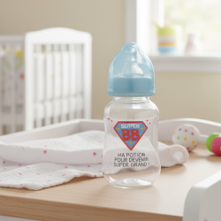 Biberon 150 ml Superbébé - Bleu