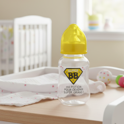 Biberon 150 ml Superbébé - Jaune