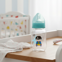 Biberon 150 ml Superbébé - Turquoise