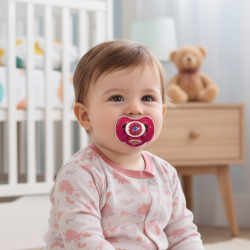 Tétine Superbébé avec Embout de Protection - Fille