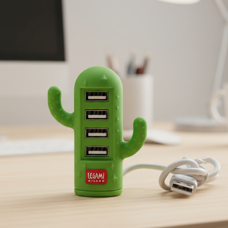 Hub USB 4 Ports - Cactus