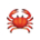 emoji crab