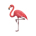 emoji flamingo