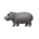 emoji hippo