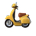 emoji scooter