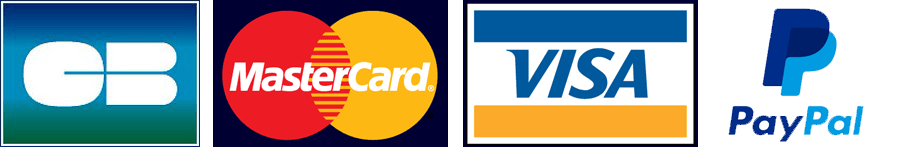 Paiement par Visa, Mastercard, PayPal, Virement bancaire Paiement par Visa, Mastercard, PayPal, Virement bancaire